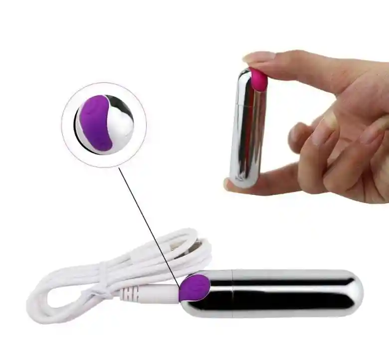 Bala Vibradora Recargable Afrodita 10 Programas De Vibración