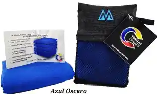 Toalla De Microfibra 40x35cm Azul Oscuro