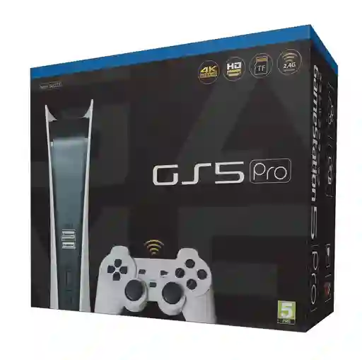 Consola Retro Gs5 Pro + 2 Controles Inalambricos