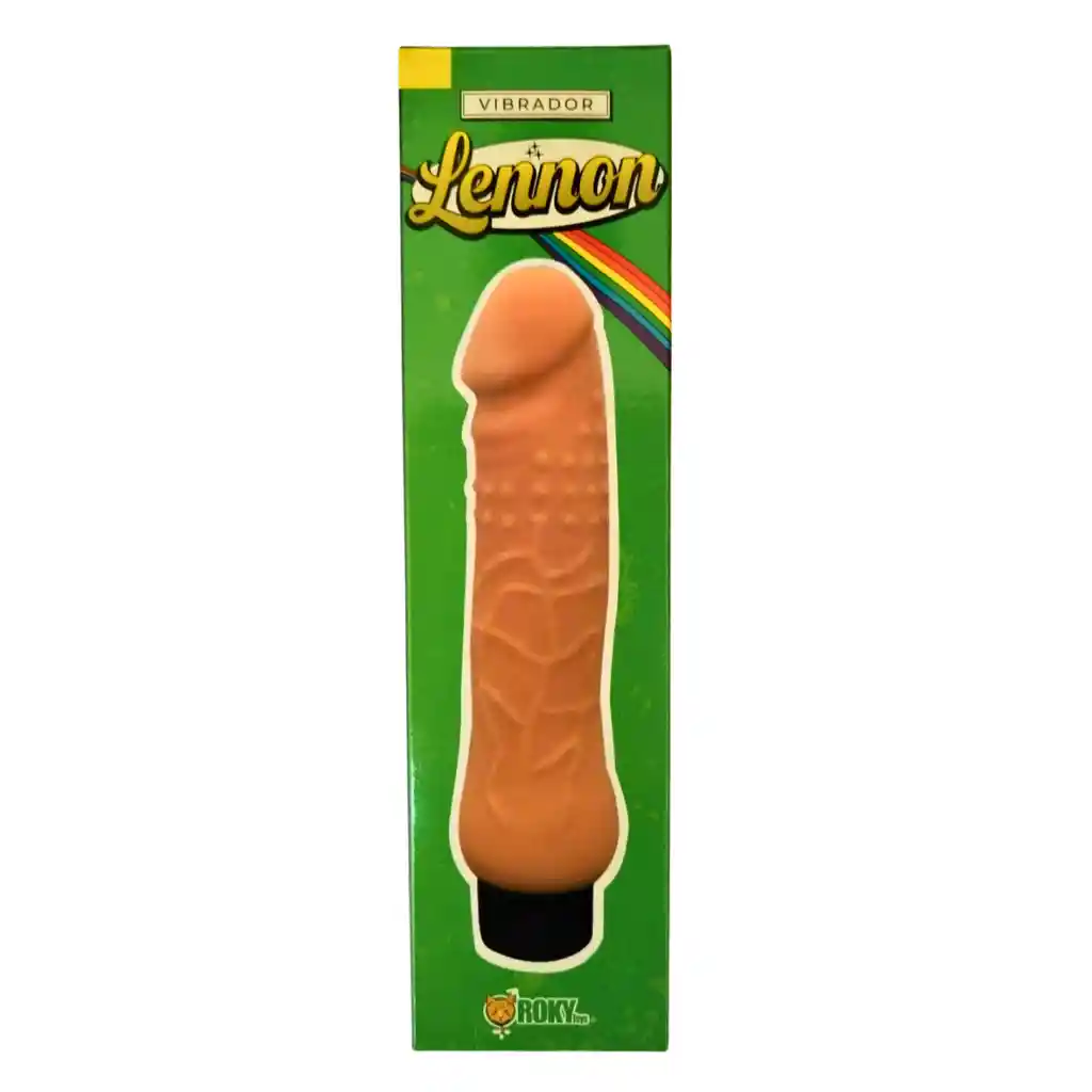 Vibrador Lennon 21cm Realista Multi Velocidades Color Piel