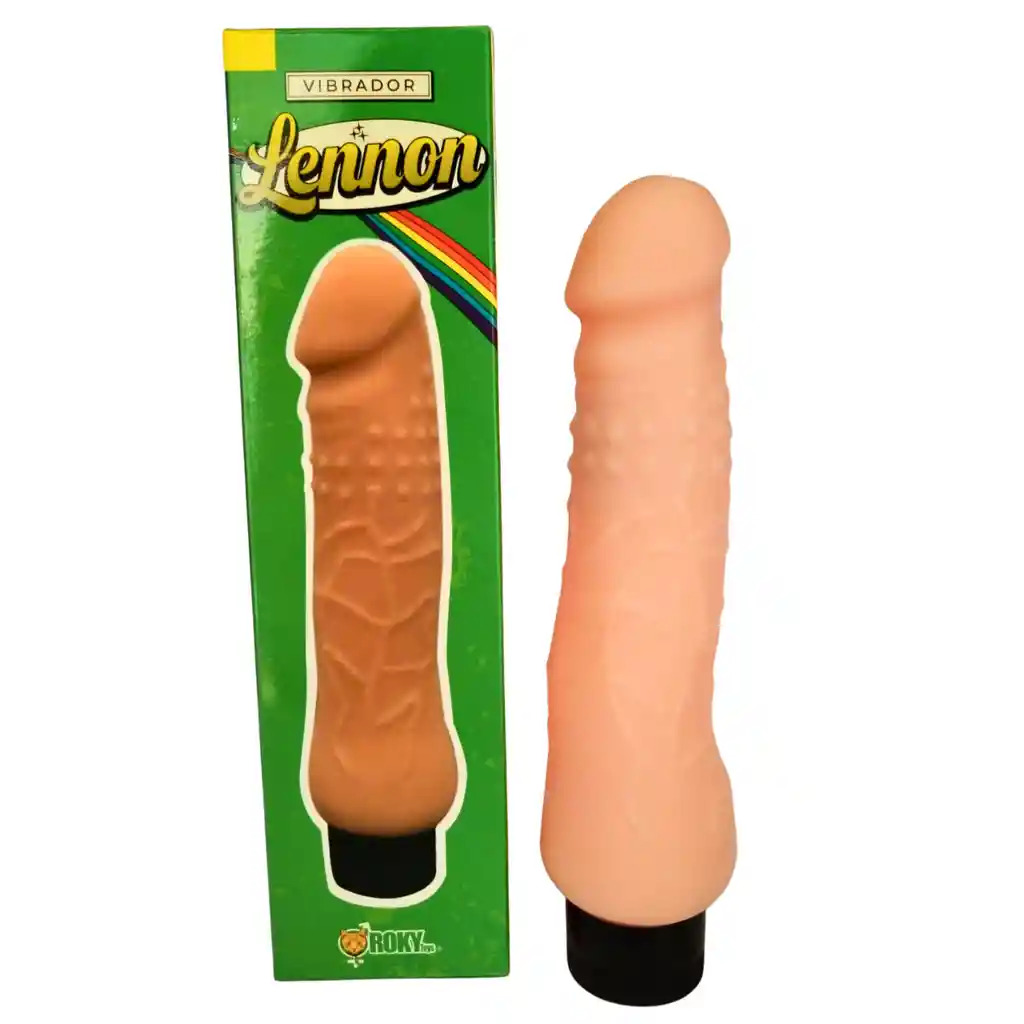 Vibrador Lennon 21cm Realista Multi Velocidades Color Piel