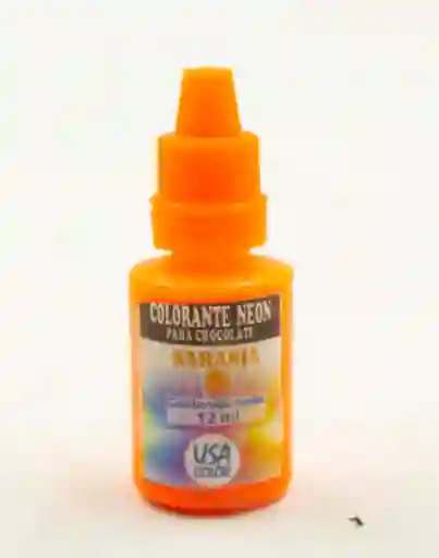 Colorante Liposoluble Para Chocolate Naranja Neon X 12ml