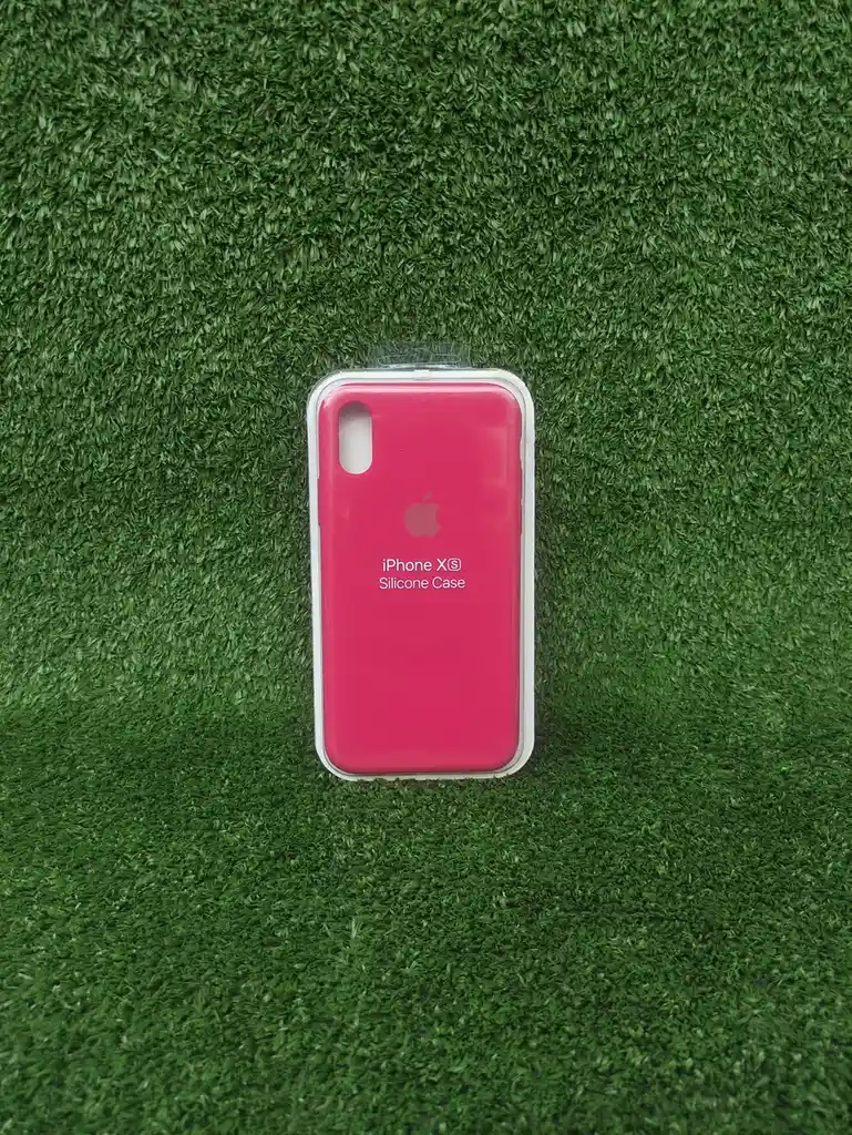 Iphone Xs| Forro Protector| Silicone Case | Rojo | Iphone | Carcasa | Funda | Anti Humedad