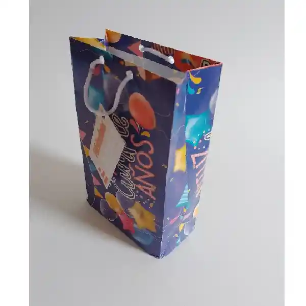 Bolsa Regalo Cumpleaños Unisex Pequeña Economica 17x10x6