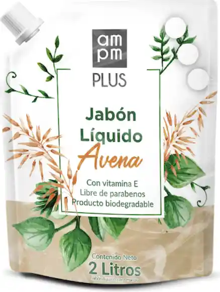   Am Pm Jabón Liquido de Avena
