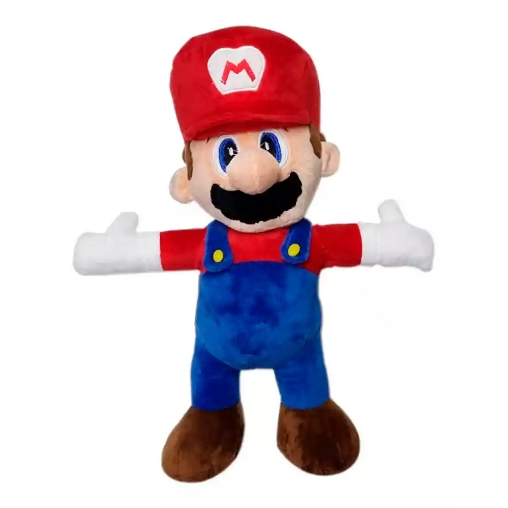 Peluche Muñeco Mario Bross 40cm Grande Suave Favorito (10)