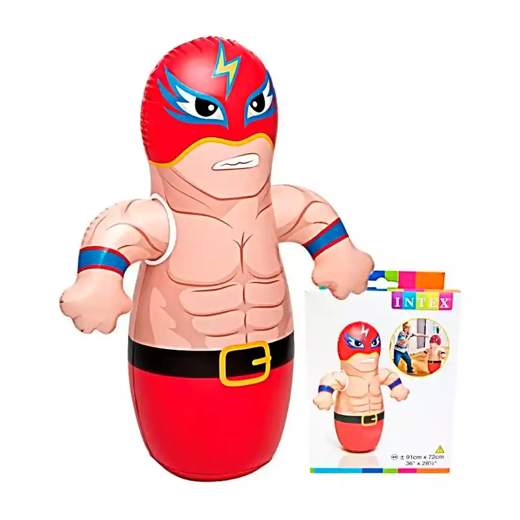 Golpeador Muñeco Inflable Intex 44672 Boxeador Luchador Nuevo (diseño Aleatorio)