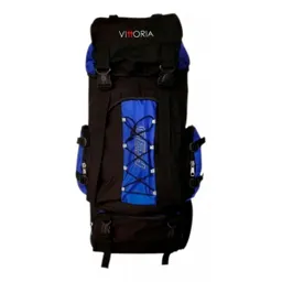 Morral Camping Vittoria 70-95 Litro Maleta Resist Mcf90 Azul