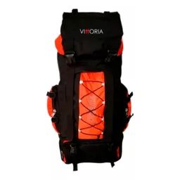 Morral Camping Vittoria 70-95 Litro Maleta Resist Mcf90 Naranja