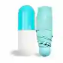 Sombrilla Mini Capsula Importada Pildora De Mano Para Bolso Azul Celeste