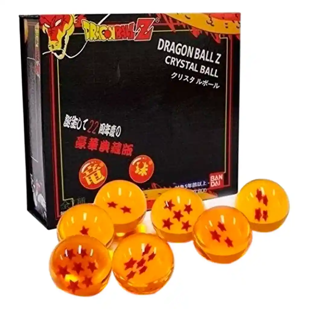  Esferas Del Dragón Juego X 7 Bandai Dragón Ball Z 3.5Cm Nuevo 