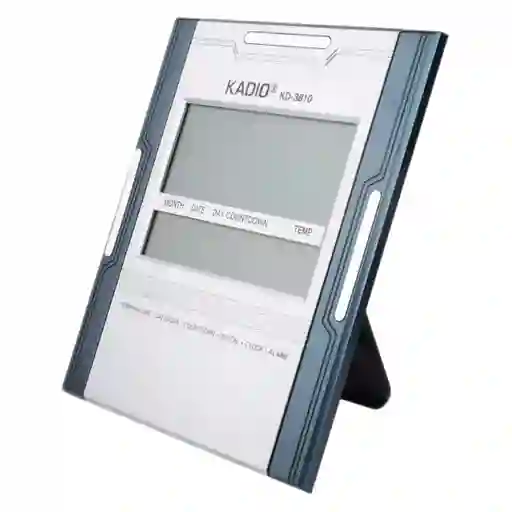 Reloj Pared Kadio Digital Kd3810 Hora Fecha Alarma Termometr