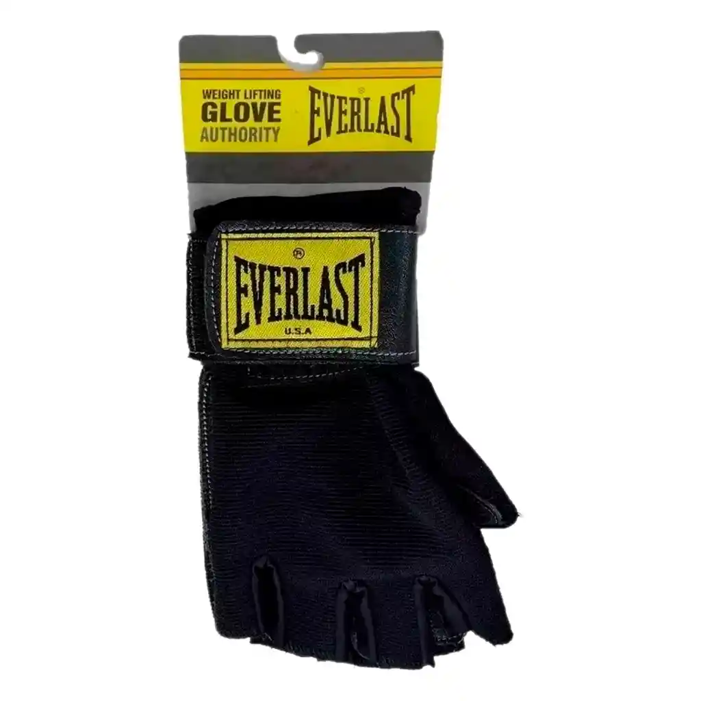 Guantes Cortos Everlast Gym Gimnasio Ejercicio Pesas Talla S