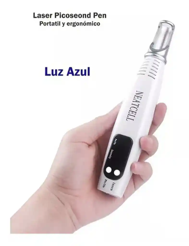 Laser Pico Second Pen Luz Azul Elimina Tatuajes Manchas Peca