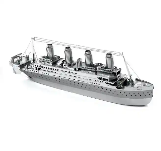 Rompecabezas 3d Metálico Barco Titanic Armable Coleccionista