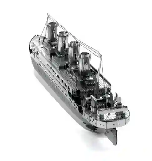 Rompecabezas 3d Metálico Barco Titanic Armable Coleccionista