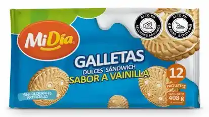 Galleta Crema Vainilla Midía 408g