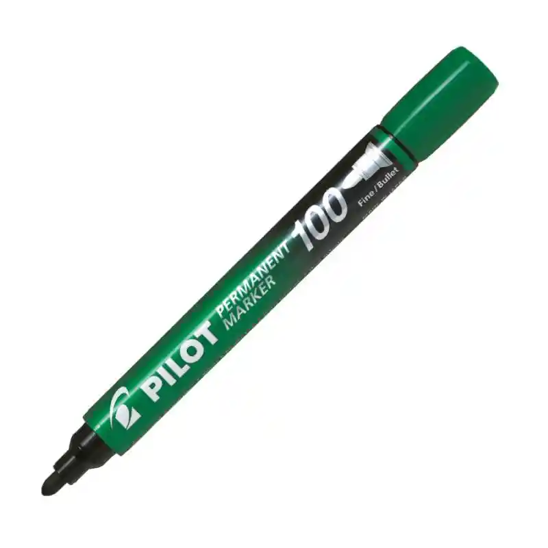 Marcador Permanente Verde Pilot