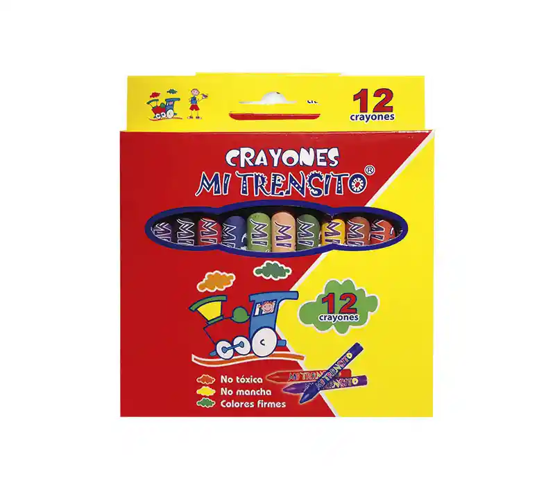 Crayola Mi Trensito X12 Jumbo Triangular