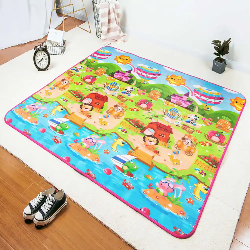 Tapete Alfombra Niños Grande 180x200 Cm Didactico