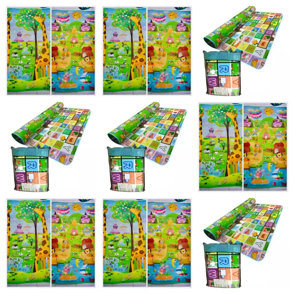 Tapete Alfombra Niños Grande 180x200 Cm Didactico