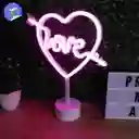 Lámpara Led Neón Corazón Love Luces Noche Decorativa Hd8028