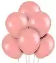 R-12 Globos Bombas Pastel Mate Rosado X 12 Unds Sempertex