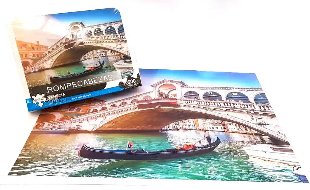 Rompecabezas Puzzle 500 Piezas Venecia Italia Made In Colombia