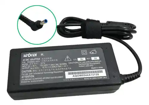 Cargador Hp 19.5v/2.31a Punta Azul