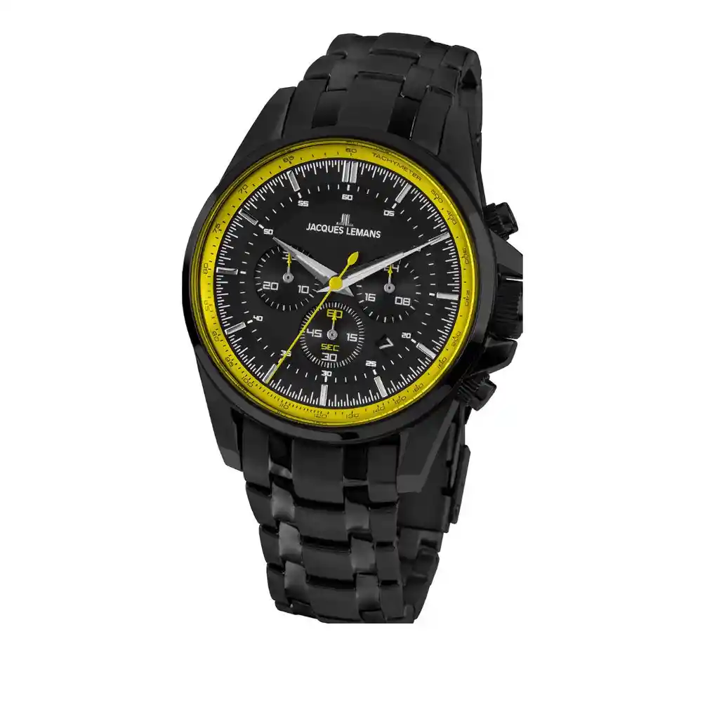 Reloj Jacques Lemans Hombre 1-1799w Negro