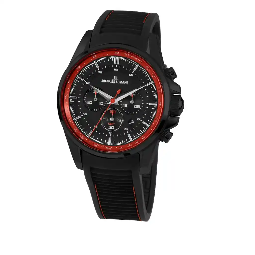 Reloj Jacques Lemans Hombre 1-1799t Negro