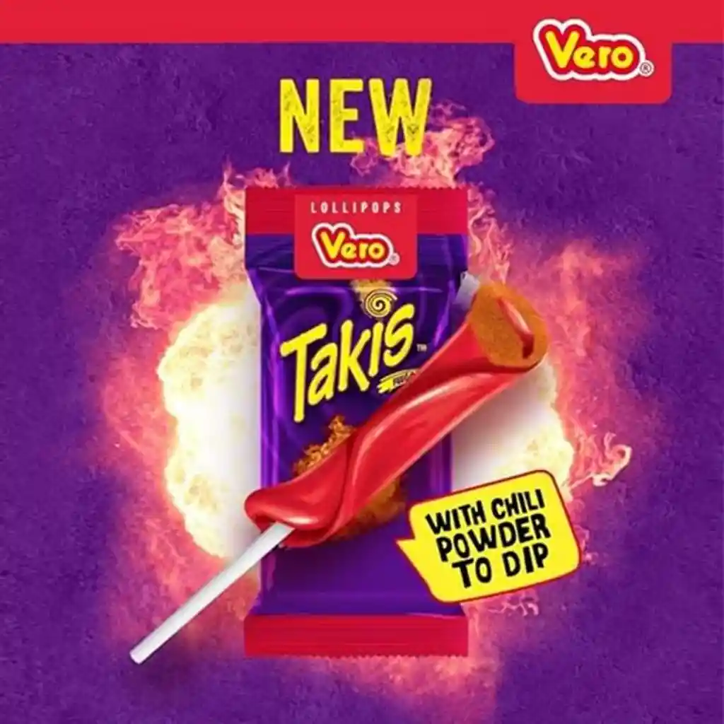 Taki Fuego Paleta Colombina