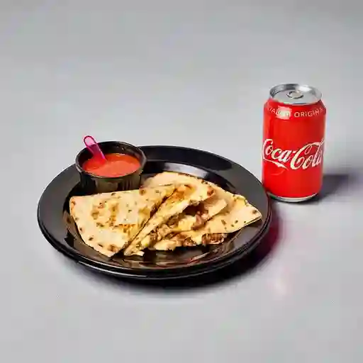 Combo Quesadilla c/ Proteína +Cocacola Orig 330 ml