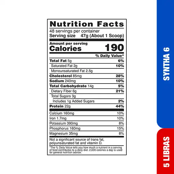  Syntha 6 5 Libras Chocolate   BSN  