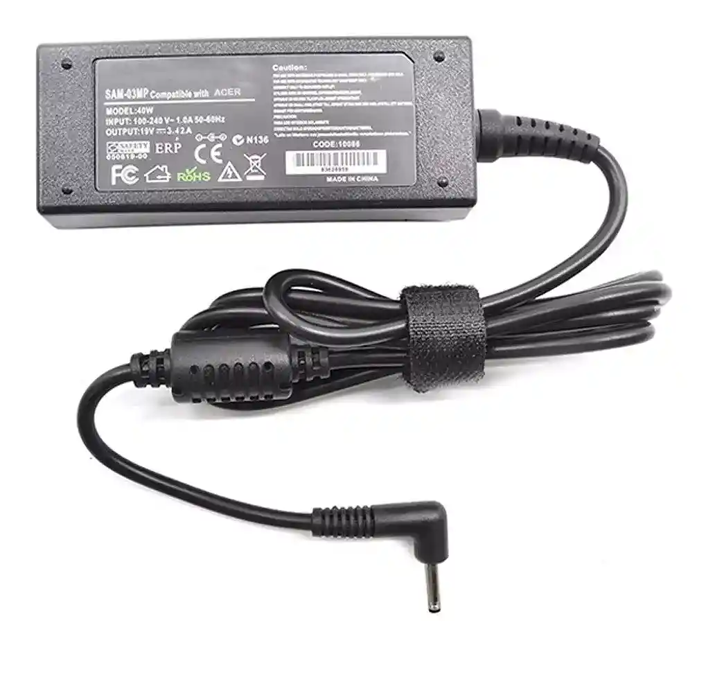 	 Cargador Para Acer Punta Mini 19v 3.42a Premium Jaltech