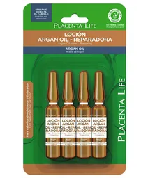 Be Natural Ampolleta Argan Oil Placenta Life Reparadora 4 X 13ml