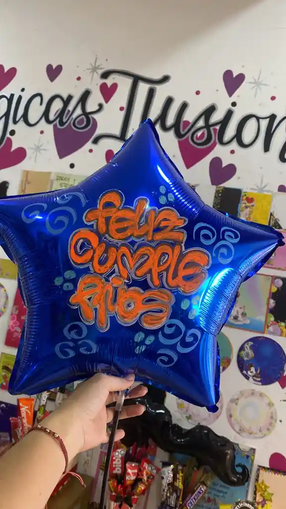 Globo Metalizado Grande Estrella