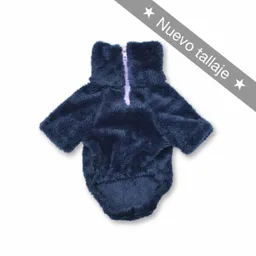 Saco 3xl Cuello Alto Cremallera Bisonte Azul