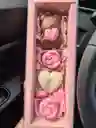 Chocolates Rellenos - Osito, Rosa Y Corazón