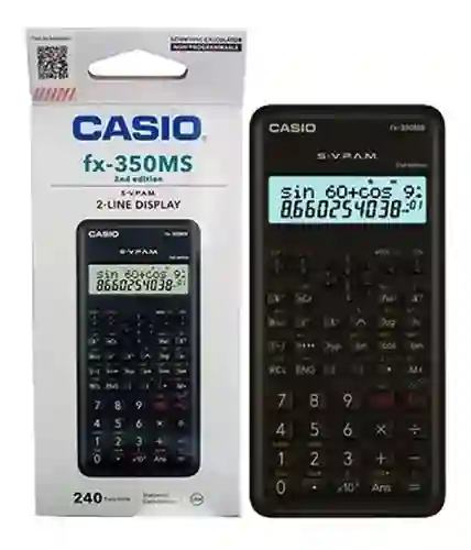Calculadora Casio Fx-350 Ms/ 2nd Edicion 240 Funciones
