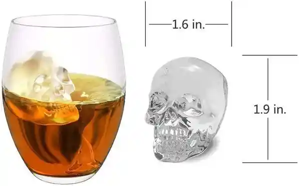 Molde Hielo Calavera X4