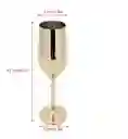 Copa En Acero Para Champaña Plata 250ml