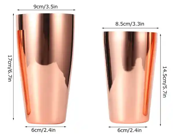 Vaso Coctelero En Acero Sin Tapa 700nl