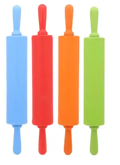 Rodillos De Silicona Pp Con
 Mango 10cm