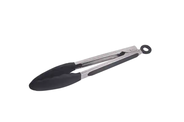 Pinza Con Mango De Silicona Negra 12"