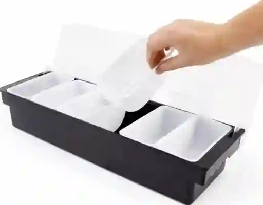 Caja Condimentera Plastica X 5 Componentes