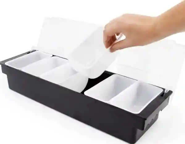 Caja Condimentera Plastica X 5 Componentes