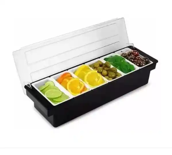 Caja Condimentera Plastica X 5 Componentes