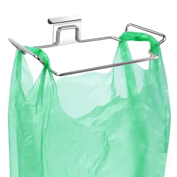 Porta- Bolsa Acero Inoxidable Para Puertas