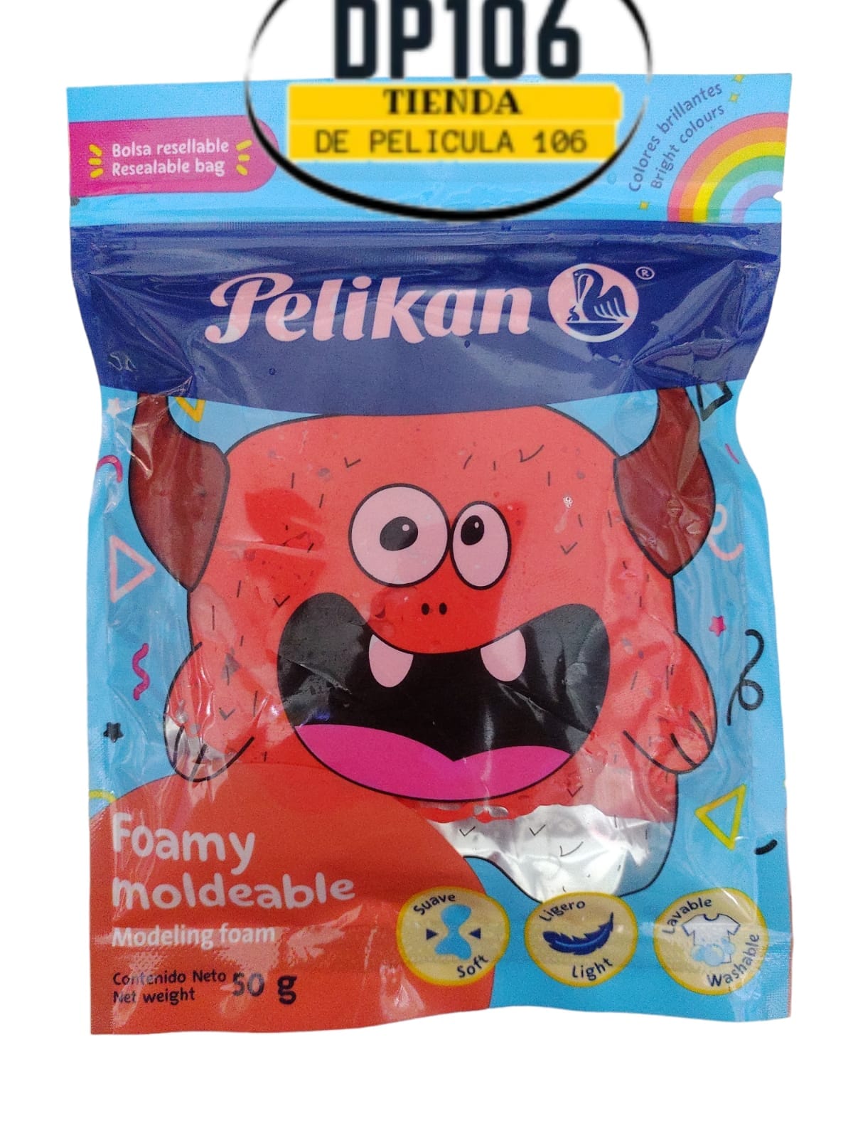 Foamy Moldeable Naranja Pelikan 50 gr